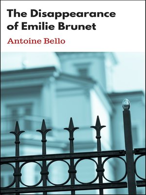 cover image of The Disappearance of Emilie Brunet